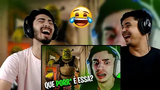 Bistecone jogando Five Nights at Shrek's hotel - jogo de terror | REACT