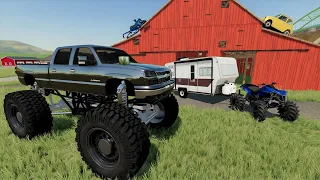 Finding the BEST abandoned barn at auction | Farming Simulator 22