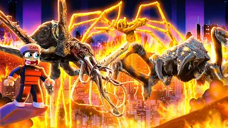 BATTLE OF THE SPIDERS IN KAIJU UNIVERSE