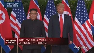 Trump: Kim a very talented man, loves his country very much | Trump-Kim Summit