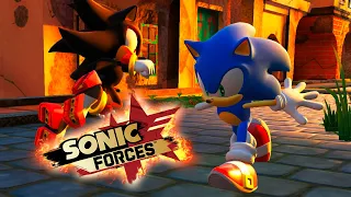 Sonic VS Shadow en SONIC FORCES (MOD) - Sunset Heights Re-Imagined