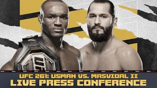 UFC 261 Press Conference: Usman vs. Masvidal 2