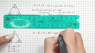 TRIÁNGULOS- Cómo calcular sus ángulos a partir de sus características y propiedades - Parte 3