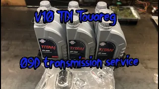 7L/T1 V10 TDI Touareg 09D Transmission service