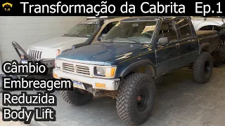 Hilux 1995 - Ep.1 - Preparação Expedição 2023 - Câmbio, Reduzida 4.7, Body Lift e mais