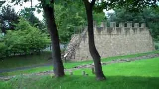 The Roman Wall at Segedunum (Wallsend), UK