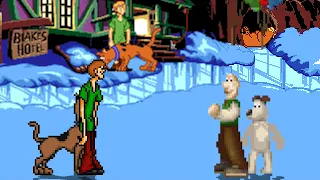 Mugen #113 Shaggy & Scooby Doo vs Wallace & Gromit