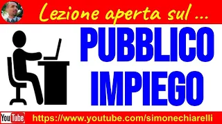 La disciplina del pubblico impiego - LEZIONE APERTA (2 ore)