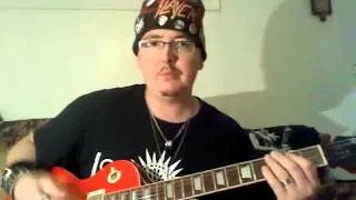 me showing you how to play 'temptation' by cradle of filth on guitar VERY EASY TUTORIAL