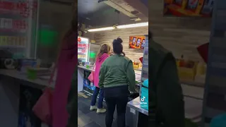 Fight in Belfast Uk busy takeaway