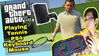 GTA V PS4 Keyboard and Mouse Tennis Gameplay