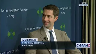 July 30, 2019: Senator Tom Cotton Joins Mark Krikorian at the Center for Immigration Studies