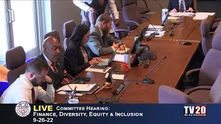 Finance, Diversity, Equity and Inclusion Committee Meeting, September 26, 2022