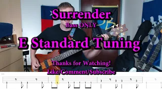 Surrender - Cheap Trick (Bass ONLY Cover with Tabs)