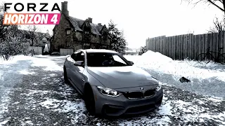 Forza Horizon 4 - BMW M4 In Snow Gameplay