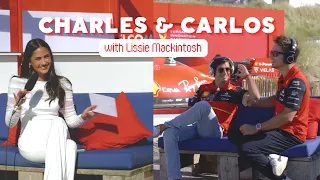 Charles Leclerc & Carlos Sainz take on 2 CHALLENGES with Lissie Mackintosh !!!