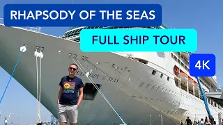 Royal Caribbean Rhapsody of the Seas - FULL 4K HD SHIP TOUR!