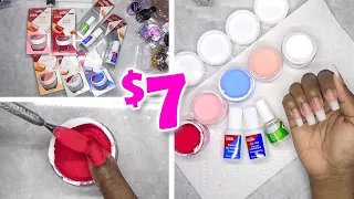 DIY Testing Kiss Color Dip Powder Nail Kit