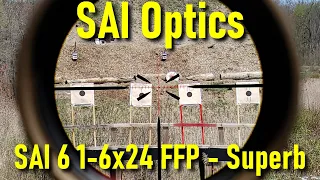 The King - SAI 6 1-6x24 FFP w/ RAFR Reticle - First Person RePew