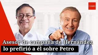 Prefirió a RODOLFO HERNÁNDEZ por encima de GUSTAVO PETRO: Cuenta Ángel Becassino