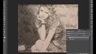 PhotoShop: Карандашный рисунок из фотографии