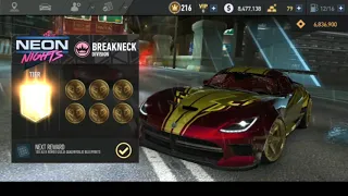 Nfs no limits : Neon nights, cars and rewards(garbage premium crats)