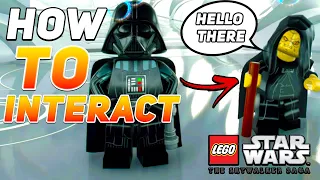 How To Interact With Characters In Lego Star Wars The Skywalker Saga!