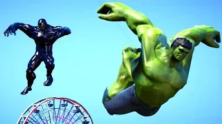 Venom VS Hulk Epic Battle | Grand Theft Auto V