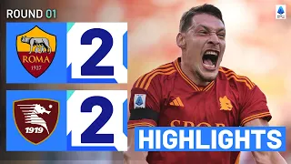 Roma 2-2 Salernitana | Belotti and Candreva Grab Braces | Goals & Highlights | Serie A 2023/24