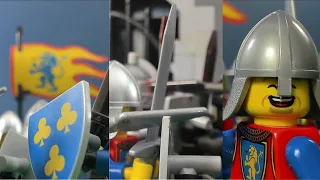 Three Medieval Battles in Lego Stop Motion | Hundred Years War