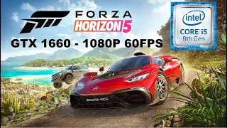 Forza Horizon 5 on GTX 1660