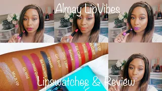 Almay Lip Vibes Swatches + Review | First Impressions