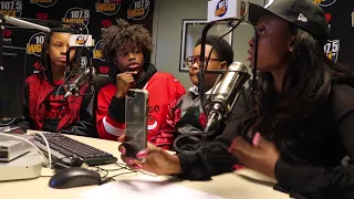 The Kids From "The Chi" Takes Over WGCI Studio!