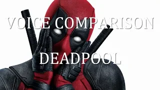 Voice Comparison: Deadpool (Marvel Universe)
