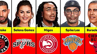 Celebrities and Their Favourite NBA Teams