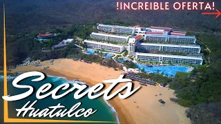 🌴 Hotel Secrets Huatulco 4K! 🔴 WOW Super BARATO 💰 Guía REAL y SUPER COMPLETA 🔥 TODO INCLUIDO 4💎