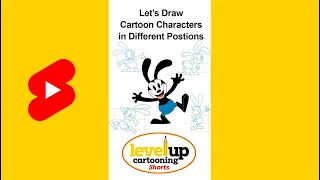 Let's Draw a Cartoon Character in Different Positions