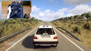 Dirt Rally 2.0 - VOLKSWAGEN GOLF GTI 16V MK2 - RALLY with THRUSTMASTER TX + TH8A - 1080p60FPS