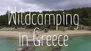 Travelling in Greece with a van - Wildcamping on the beach