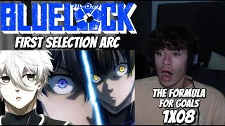 Nagi arrives!! | Blue Lock Episode 8 | The Formula For Goals | Reaction