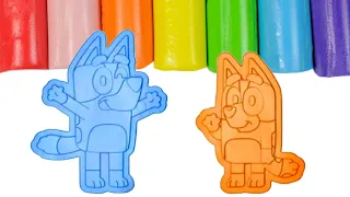 Bluey Play Doh Creations! | Disney Jr - Bluey and Bingo crafts!