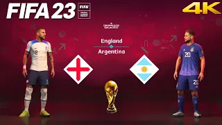 FIFA 23 - England vs. Argentina - FIFA World Cup Qatar Final | PS5™ Gameplay [4K 60FPS] Next Gen