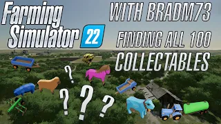 Farming Simulator 22 - Start with over $1,100,000!!! - Finding ALL 100 Collectables!!