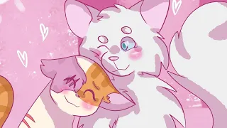 Kiss me more - Bright Heart x Cloud Tail 🐈☁️💛 [``Warrior cats edit]