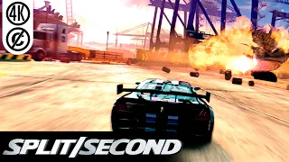 Split Second "Remastered" - Dockyards Race (4K 60 FPS / No Copyright / No HUD)