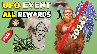 GTA Online All UFO Rewards 2023 NEW UFO Interior, Glow Believe Cap, Alien Tracksuit, Bigfoot Outfit