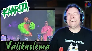 Käärijä "Välikuolema" 🇫🇮 Live At The Helsinki Ice Hall Black Box | DaneBramage Rocks Reaction