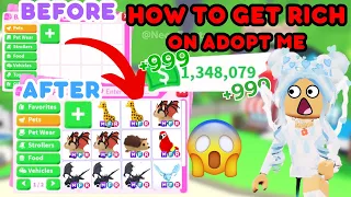 The BEST Ways To Get RICH in ADOPT ME 2024 *WORKING* 😱