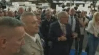 Macron inaugurates Eurosatory military exhibition