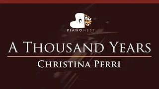 Christina Perri - A Thousand Years - HIGHER Key (Piano Karaoke / Sing Along)